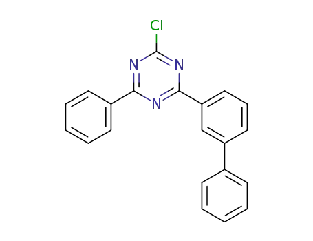 Molecular Structure of 1689576-03-1 (2-chloro-4-(biphenyl-3-yl)-6-phenyl-1,3,5-triazine)