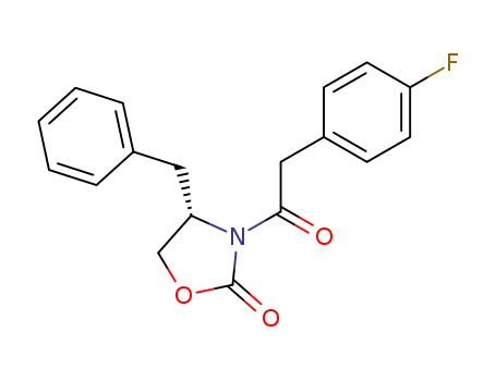 (4S)-benzyl-3-[2'-(4-fluorophenyl)acetyl]-2-oxazolidinone