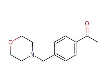 Molecular Structure of 265107-94-6 (1-(4-(morpholinomethyl)phenyl)ethan-1-one)