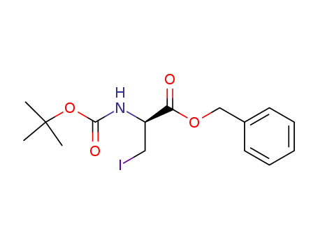 Molecular Structure of 125942-79-2 (BOC-3-IODO-D-ALANINE BENZYL ESTER)