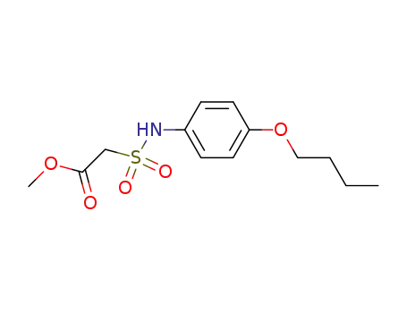 Methyl 2-[[(4-butoxyphenyl)amino]sulfonyl]acetate