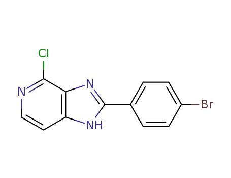 2-(4-Bromophenyl)-4-chloro-1H-imidazo(4,5-c)pyridine