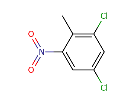Molecular Structure of 64346-04-9 (2,4-DICHLORO-6-NITROTOLUENE)