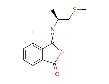 1(3H)-Isobenzofuranone,
4-iodo-3-[[(1S)-1-methyl-2-(methylthio)ethyl]imino]-