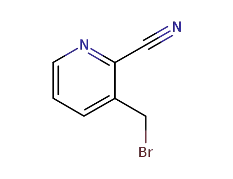 Molecular Structure of 116986-13-1 (3-BROMOMETHYL-PYRIDINE-2-CARBONITRILE)