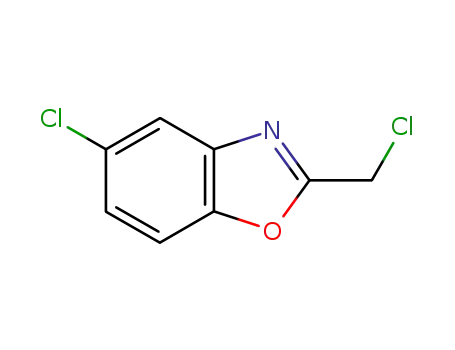 Molecular Structure of 63842-22-8 (5-CHLORO-2-(CHLOROMETHYL)-1,3-BENZOXAZOLE)