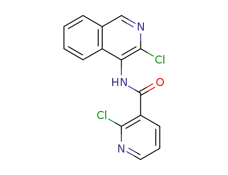 2-chloro-N-(3-chloroisoquinolin-4-yl)pyridine-3-carboxamide