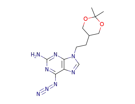 9H-Purin-2-amine, 6-azido-9-[2-(2,2-dimethyl-1,3-dioxan-5-yl)ethyl]-