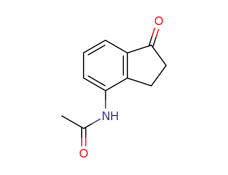 Acetamide,  N-(2,3-dihydro-1-oxo-1H-inden-4-yl)-