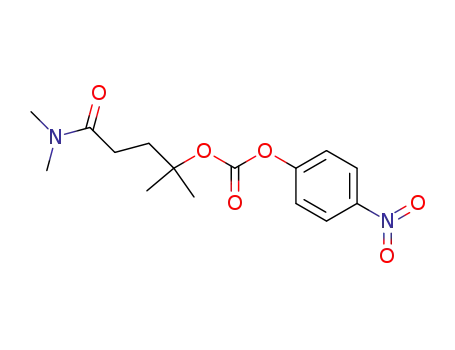 Carbonic acid 3-dimethylcarbamoyl-1,1-dimethyl-propyl ester 4-nitro-phenyl ester