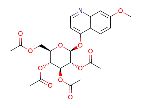 4-(β-O-tetraacetyl-D-glucosyloxy)-7-methoxyquinoline