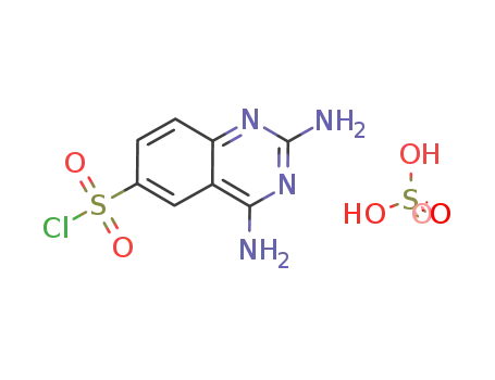 2,4-diamino-6-quinazolinesulfonyl chloride sulfate
