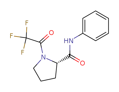 2-Pyrrolidinecarboxamide, N-phenyl-1-(trifluoroacetyl)-, (2S)-