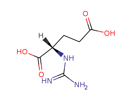 Molecular Structure of 73477-53-9 (ALPHA-GUANIDINOGLUTARIC ACID)