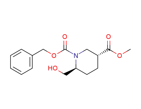 (3R,6S)-1-benzyl 3-methyl 6-(hydroxymethyl)piperidine-1,3-dicarboxylate