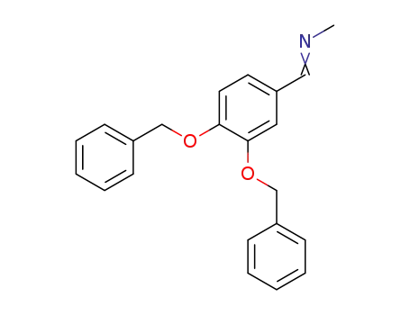 Molecular Structure of 220627-61-2 (3,4-dibenzyloxybenzylidenemethylamine)