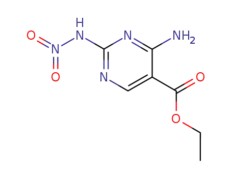 4-amino-2-nitroamino-pyrimidine-5-carboxylic acid ethyl ester
