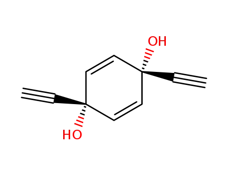 Molecular Structure of 24936-01-4 (trans-1,4-diethynyl-1,4-dihydroxy-2,5-cyclohexadiene)