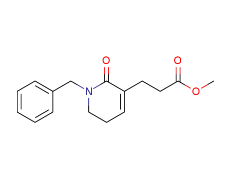 3-(1-benzyl-2-oxo-1,2,5,6-tetrahydropyridin-3-yl)propionic acid methyl ester