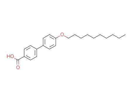 Molecular Structure of 69367-32-4 (4'-N-DECYLOXYBIPHENYL-4-CARBOXYLIC ACID)