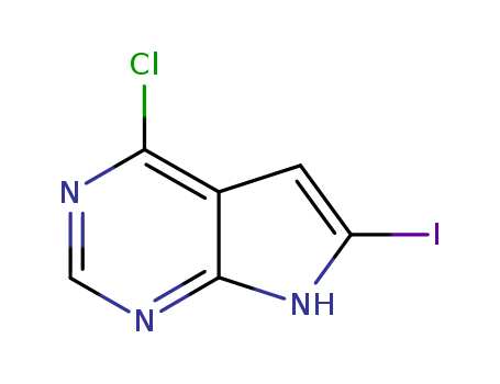 4-Chloro-6-iodo-7H-pyrrolo[2,3-d]pyrimidine cas no. 876343-10-1 97%
