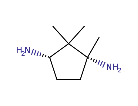 Molecular Structure of 116481-14-2 ((1R,3S)-1,2,2-trimethyl-1,3-cyclopentanediamine)