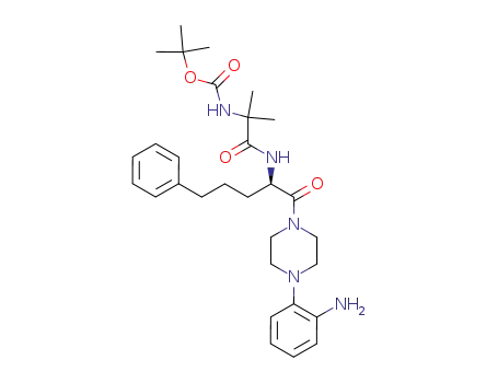 (1-{(R)-1-[4-(2-Amino-phenyl)-piperazine-1-carbonyl]-4-phenyl-butylcarbamoyl}-1-methyl-ethyl)-carbamic acid tert-butyl ester