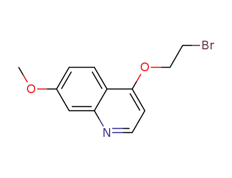Molecular Structure of 1051315-79-7 (4-(2-bromoethoxy)-7-methoxyquinoline)