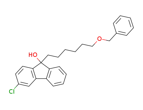 9-(6-Benzyloxy-hexyl)-3-chloro-9H-fluoren-9-ol