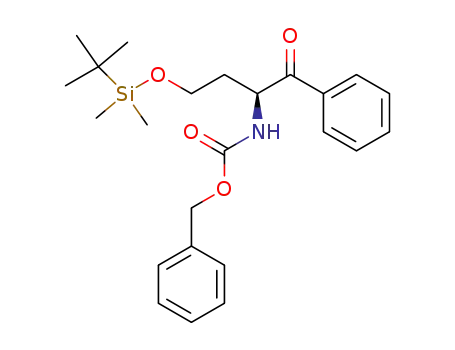 (S)-2-benzyloxycarbonylamino-4-tert-butyldimethylsilyloxy-1-phenylbutan-1-one