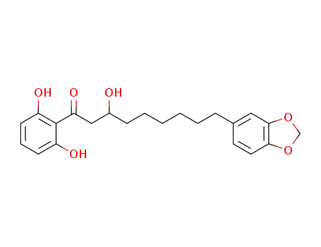1-(2,6-Dihydroxyphenyl)-3-hydroxy-9-(3,4-methylenedioxyphenyl)nonan-1-one