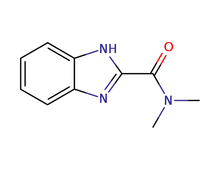 Molecular Structure of 14466-73-0 (1H-Benzimidazole-2-carboxamide,N,N-dimethyl-(9CI))
