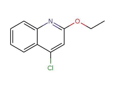 Molecular Structure of 91348-94-6 (4-chloro-2-ethoxy-quinoline)