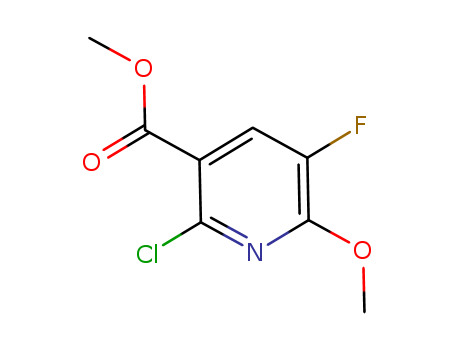 Methyl 2-chloro-5-fluoro-6-methoxy-pyridine-3-carboxylate 959616-64-9