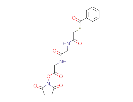 S-benzoyl-mercaptoacetyldiglycine N-hydroxysuccinimide ester