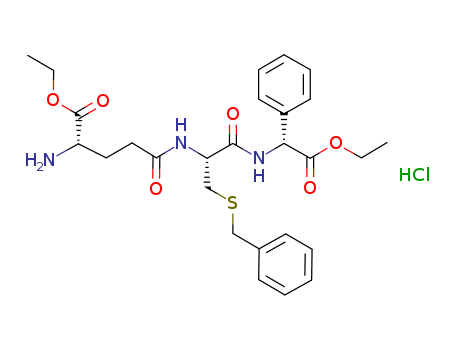 Glycine, L-g-glutamyl-S-(phenylmethyl)-L-cysteinyl-2-phenyl-,1,3-diethyl ester, hydrochloride (1:1), (2R)-