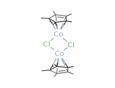 Molecular Structure of 125781-48-8 ([Cp*CoCl]<sub>2</sub>)