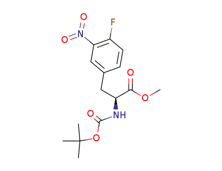 L-Phenylalanine, N-[(1,1-dimethylethoxy)carbonyl]-4-fluoro-3-nitro-,
methyl ester