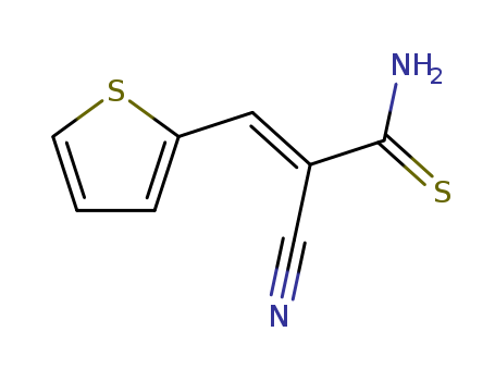 (E)-2-cyano-3-thiophen-2-yl-prop-2-enethioamide