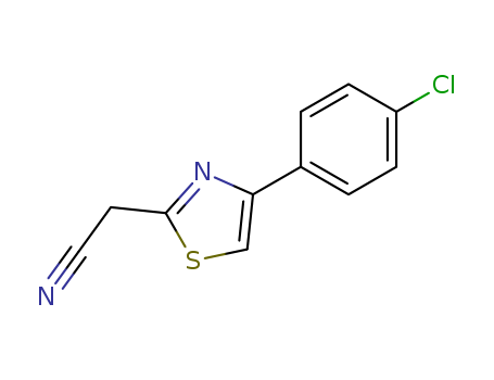 2-Thiazoleacetonitrile,4-(4-chlorophenyl)-