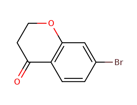 Molecular Structure of 18442-22-3 (7-Bromo-4-chromanone)