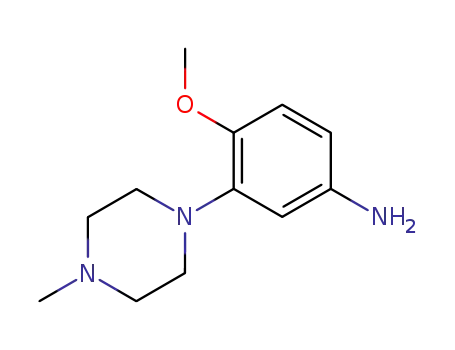 Molecular Structure of 148546-78-5 (1-(5-AMINO-2-METHOXYPHENYL)-4-METHYLPIPERAZINE)