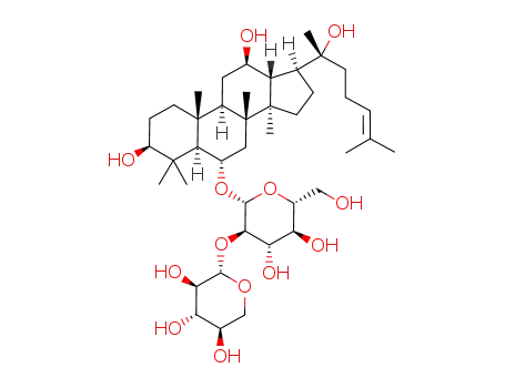 Molecular Structure of 80418-25-3 (Notoginsenoside R2)