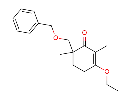 6-benzyloxymethyl-2,6-dimethyl-3-ethoxy-2-cyclohexenone