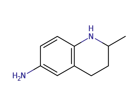 Molecular Structure of 649569-61-9 (6-Quinolinamine, 1,2,3,4-tetrahydro-2-methyl-)
