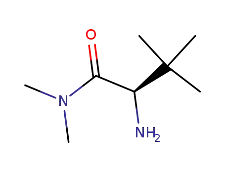 Molecular Structure of 609367-37-5 (Butanamide, 2-amino-N,N,3,3-tetramethyl-, (2R)- (9CI))