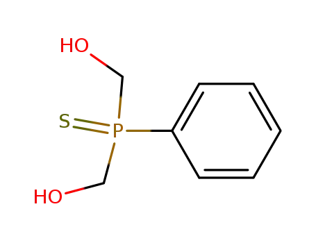 Molecular Structure of 3296-60-4 (phenylbis(hydroxymethyl)phosphine sulfide)