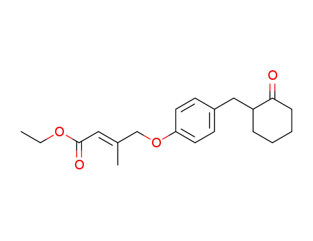ethyl (E)-4-[(2-oxocyclohexyl)-methyl]phenoxy-3-methyl-2-butanoate
