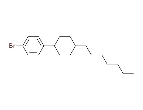 Benzene,1-bromo-4-(4-heptylcyclohexyl)-, trans- (9CI)