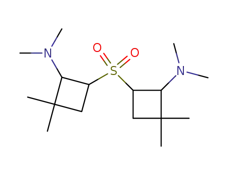 Bis-(1-dimethylamino-2.2-dimethyl-cyclobutyl)-sulfon